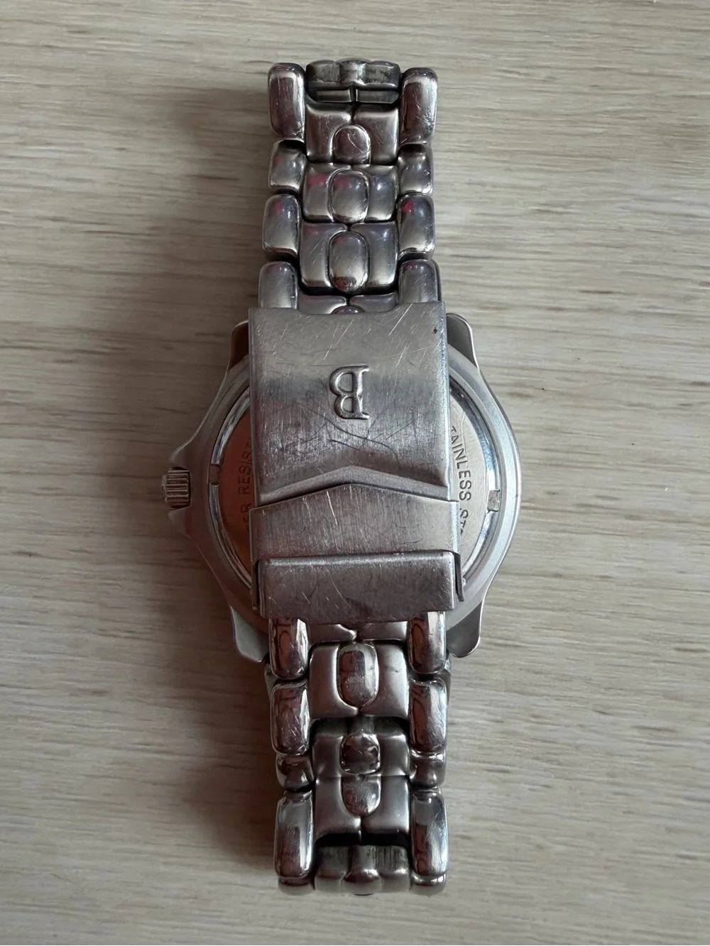 1997 Bulova Marine Star Watch 100m Blue Dial T7 96B07